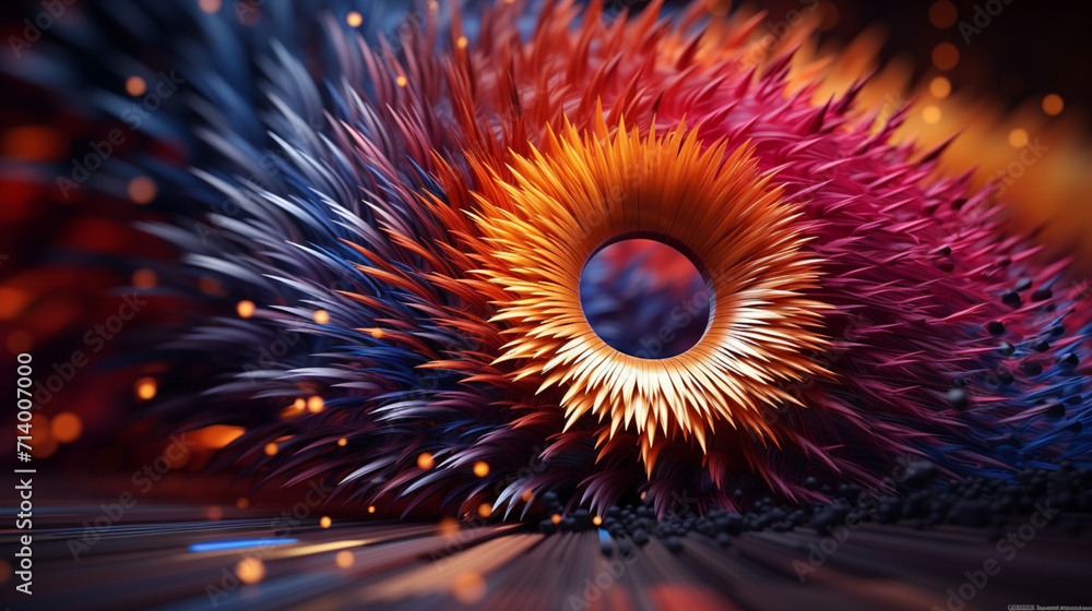 Obraz premium abstract fractal burst