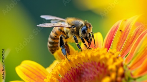 bee on a flower   
