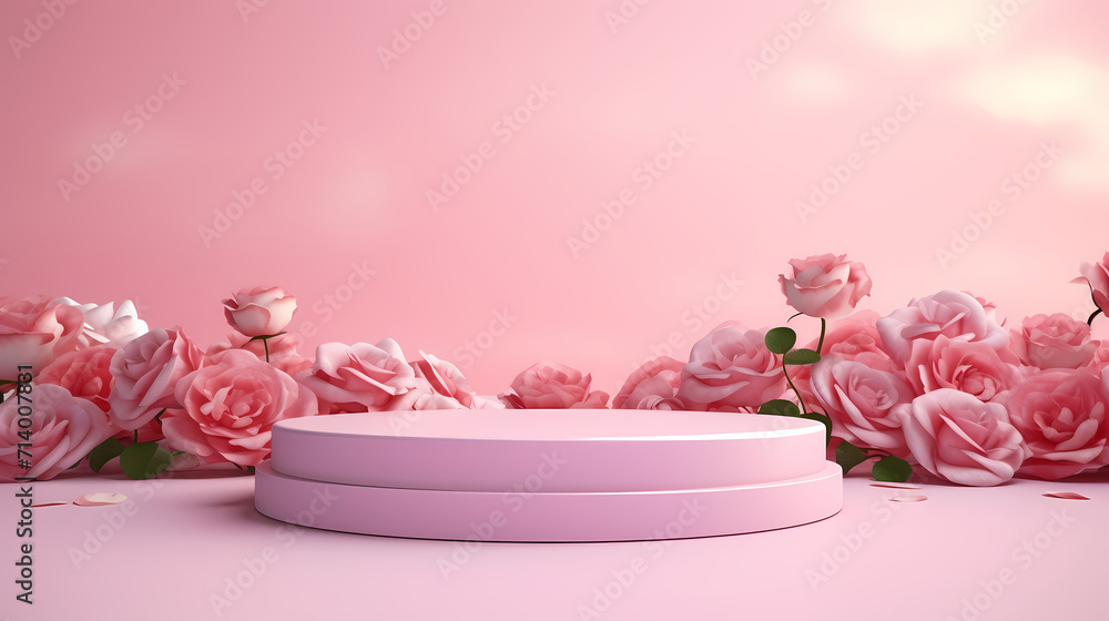 Valentine's Day background with hearts, love and romance background Valentine's Day background with hearts, love and romance background