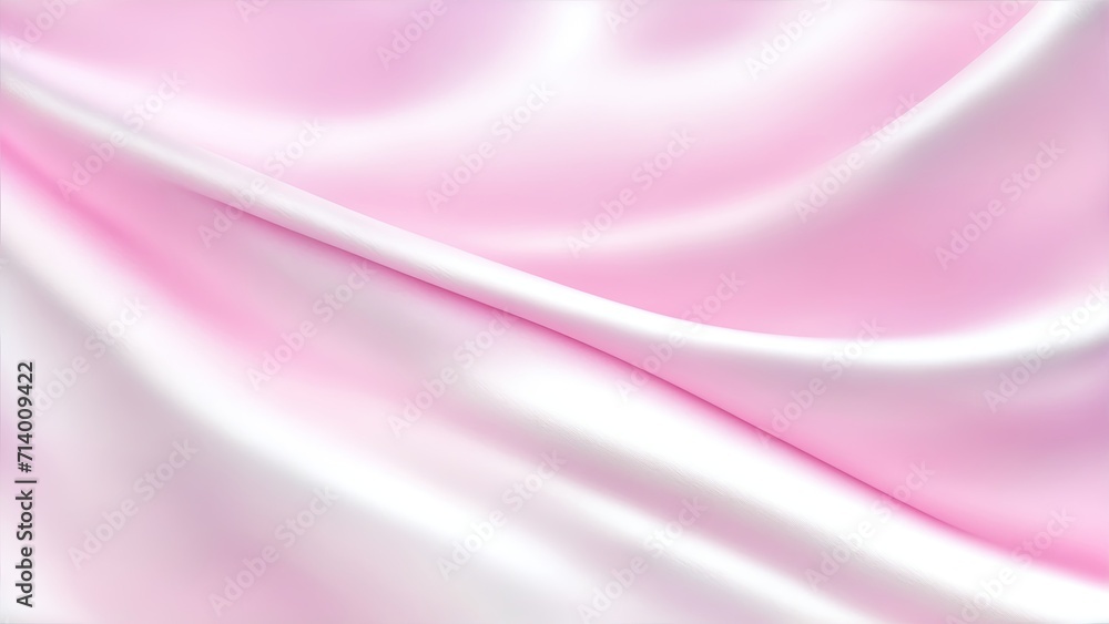 Soft pastel Pink shiny satin silk swirl wave background Soft pastel Pink shiny satin silk swirl wave background