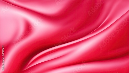 Soft pastel red shiny satin silk swirl wave background