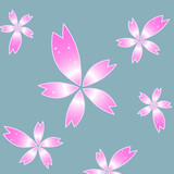 Beautiful cherry blossom petal pattern background