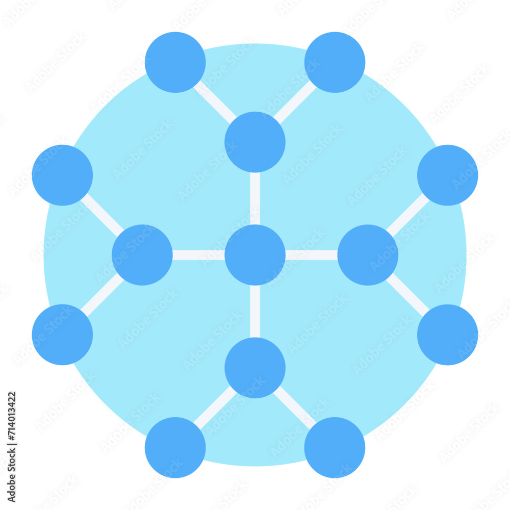 Nanotechnology Icon Nanotechnology Icon