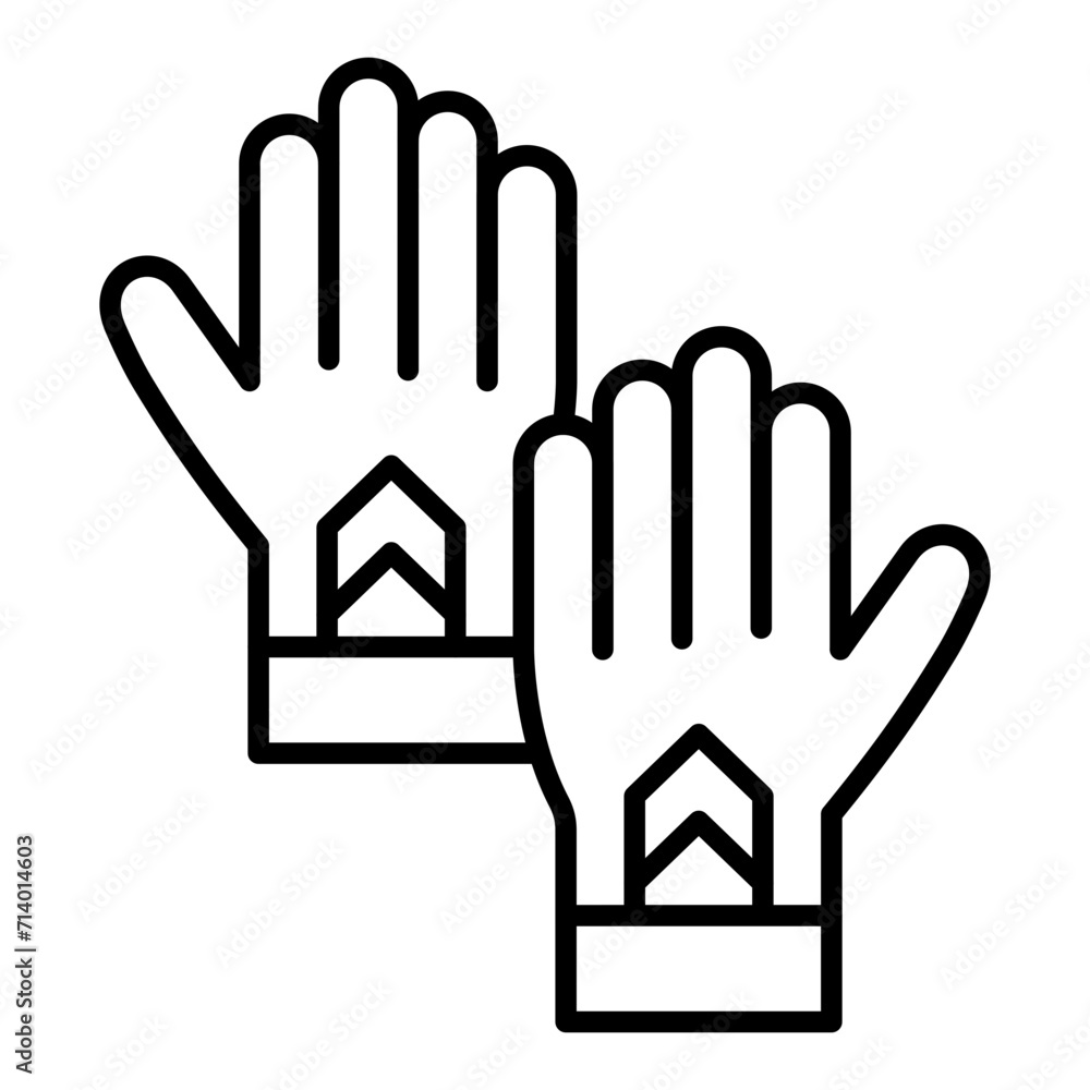 Obraz premium Gloves Icon