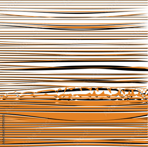 Imitation of wooden striped material or surface