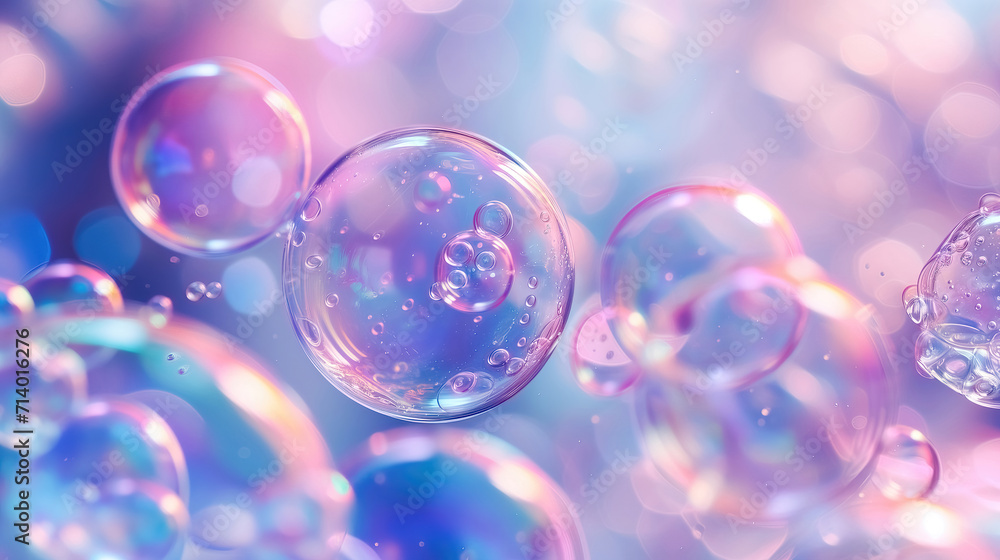 Soap bubbles abstract light illumination, abstract background Soap bubbles abstract light illumination, abstract background