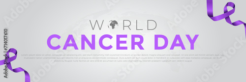 World Cancer day is observed every year on February 4, to raise awareness of cancer and to encourage its prevention, detection, and treatment. Vector illustration
