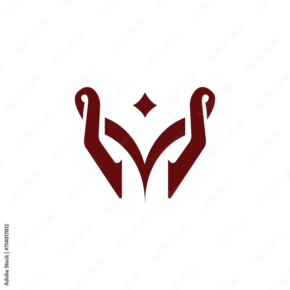 Abstract monogram elegant flower logo icon vector design. Universal creative premium letter M initials ornate signature symbol. Graceful vector sign. Abstract monogram elegant flower logo icon vector design. Universal creative premium letter M initials ornate signature symbol. Graceful vector sign.