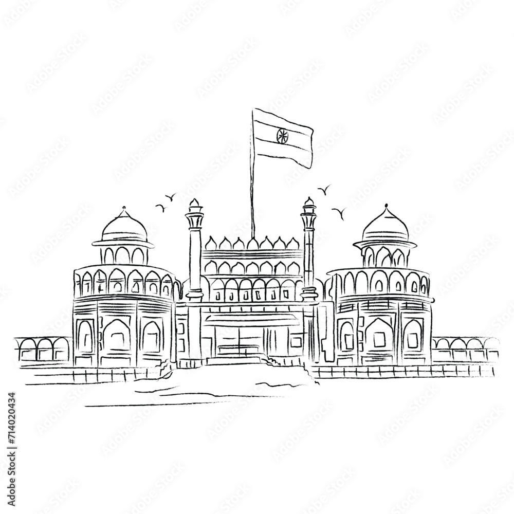 An illustraion of a patrotic place for republic day