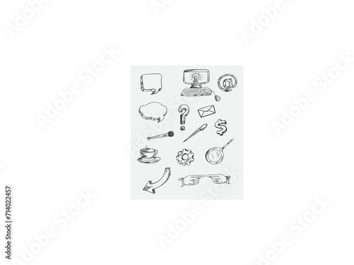 illustration of a set of symbols