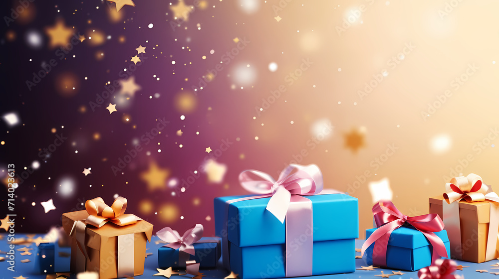 Gift background with copy space for Christmas gifts, holiday or birthday Gift background with copy space for Christmas gifts, holiday or birthday