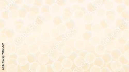 黄色い透き通る丸い粒粒がいっぱいあるイラスト背景 photo