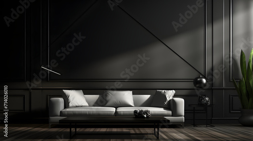 Modern minimalist interior ...