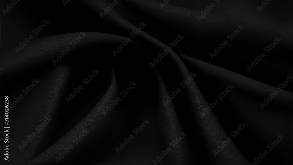 Obraz premium Dark black muslin background