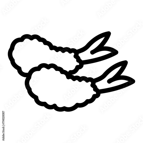 tempura outline icon