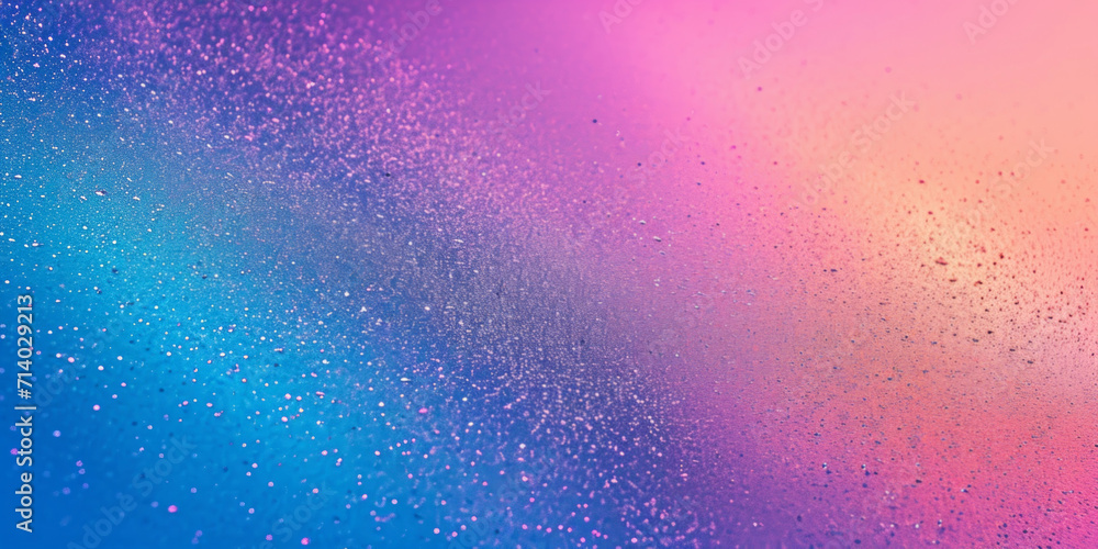 Sparkling gradient from blue to pink. Sparkling gradient from blue to pink.