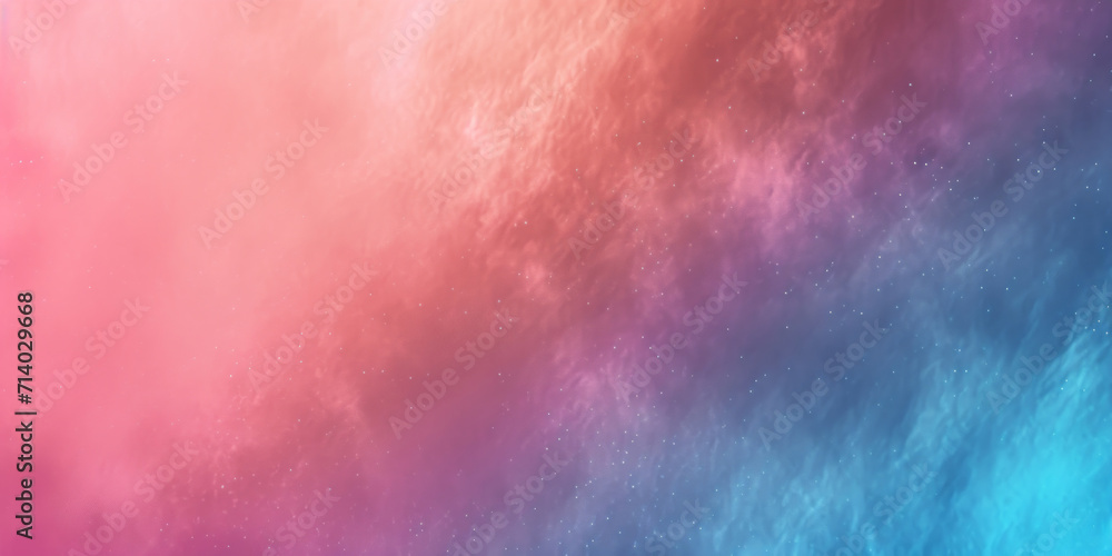 Cloud-like texture with a pink to blue gradient and tiny stars.