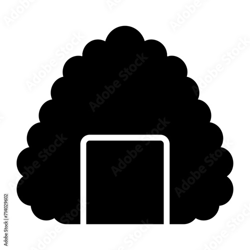 onigiri glyph icon
