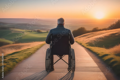 person in wheelchair