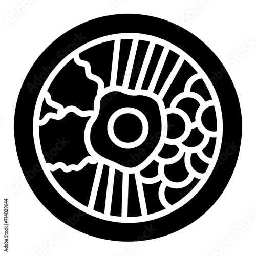 bibimbap glyph icon