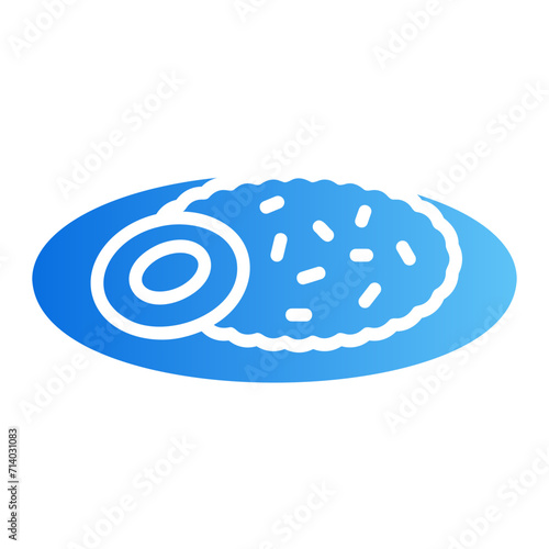 fired rice gradient icon