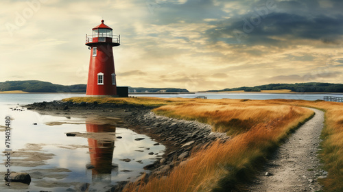 lighthouse on the coast