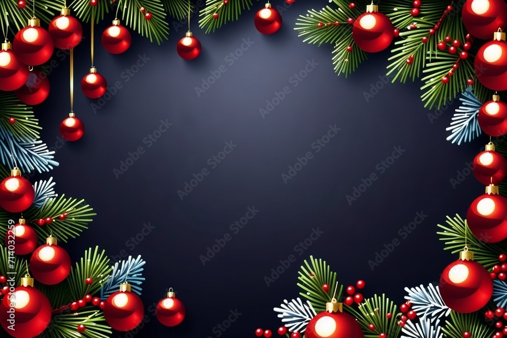 Realistic Christmas background, Generated AI Realistic Christmas background, Generated AI
