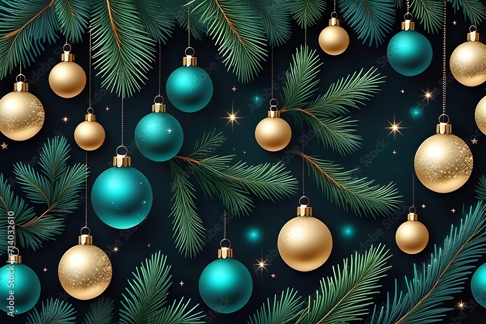 Realistic Christmas background, Generated AI Realistic Christmas background, Generated AI