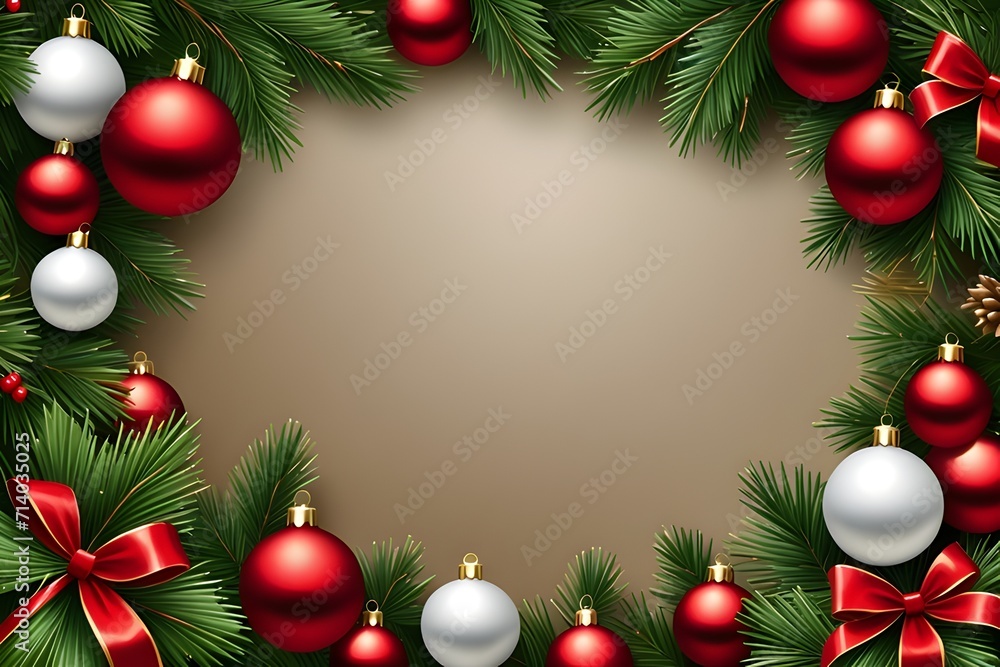 Realistic Christmas background, Generated AI Realistic Christmas background, Generated AI