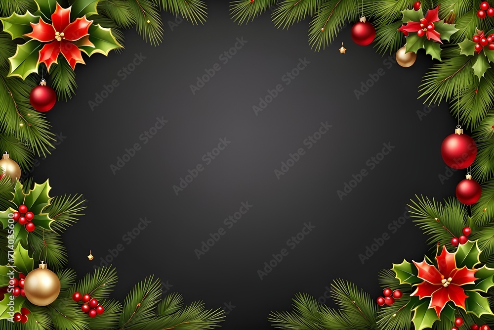 Realistic Christmas background, Generated AI Realistic Christmas background, Generated AI