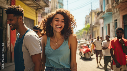 Smiling Cuban City Lifestyle