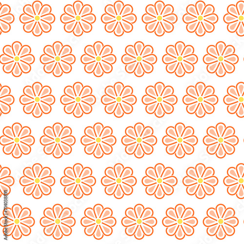 Wallpaper Mural pattern floral background illustration Torontodigital.ca