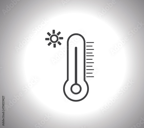 thermometer is an instrument used to measure temperature. It provides a numerical representation of the degree of hotness or coldness of a substance or an environment