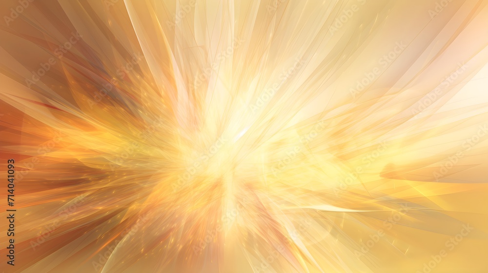 Obraz premium abstract background with golden yellow light rays