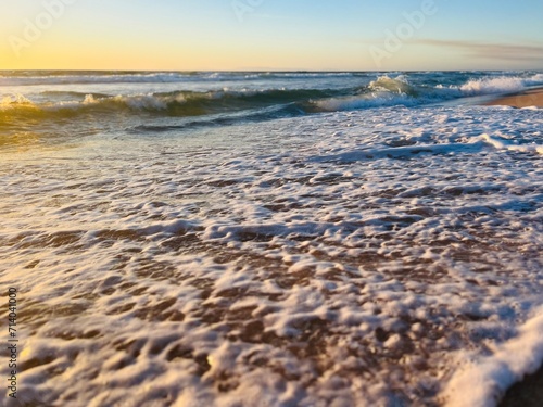 beach at sunset