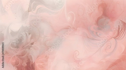light soft pastel pink romantic girly abstract background with ink