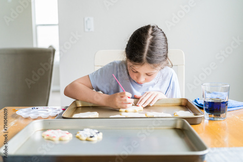 Little Girl Spells 'Sorry' on Iced Sugar Cookies