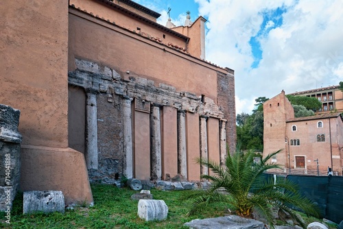 Photography San Nicola in Carcere (St Nicholas in prison) is a church with ancient temple ne