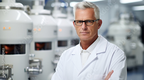 portrait of a doctor working in a laboratory