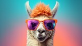 Ow Creative Animal Concept - Llama in Sunglasses

