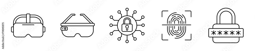line icons related to data exchange, traffic, files, cloud, server. Outline icon collection line icons related to data exchange, traffic, files, cloud, server. Outline icon collection