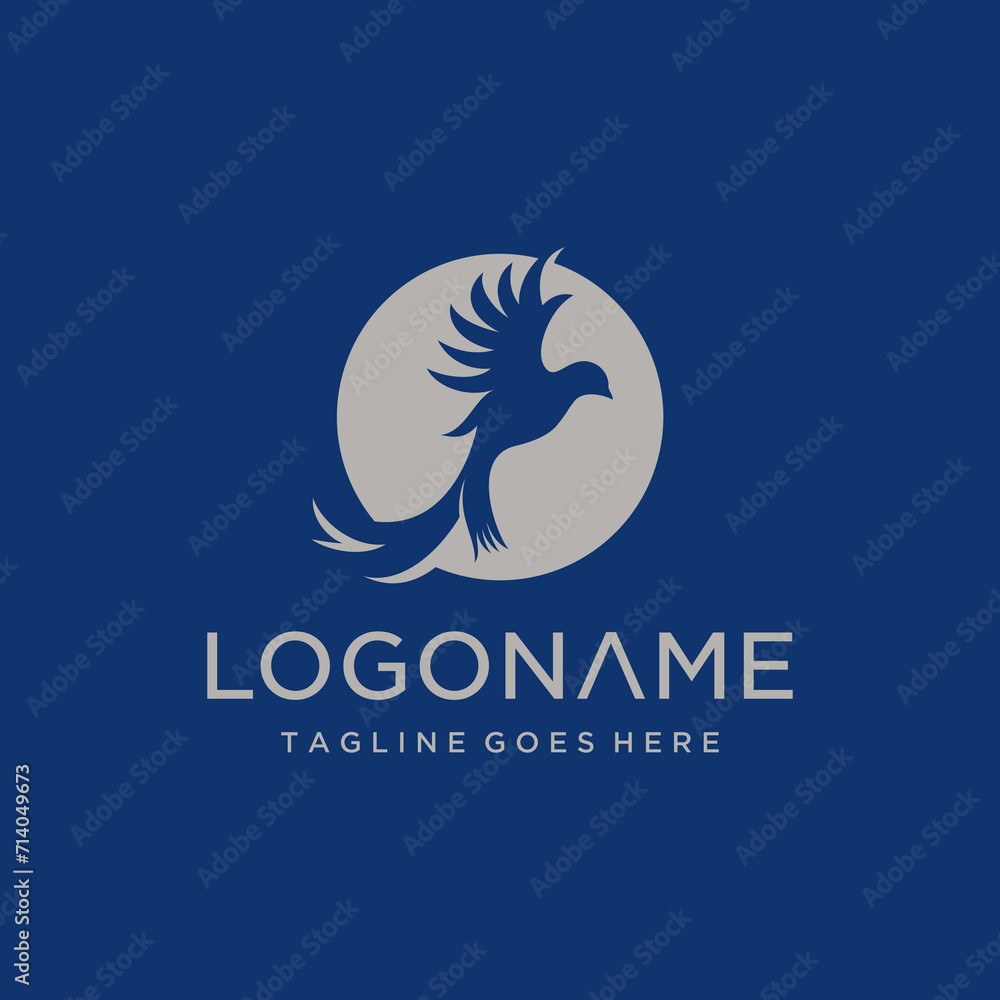 flying bird shadow logo flying bird shadow logo