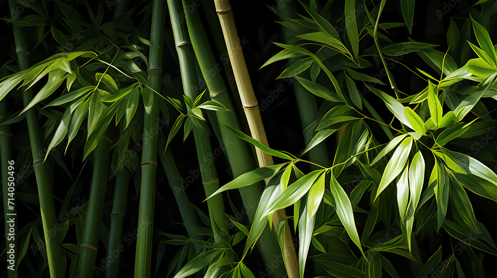 Naklejka premium bamboo forest background