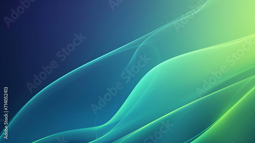 Cerulean and Neon Green Banner background. PowerPoint and business background.