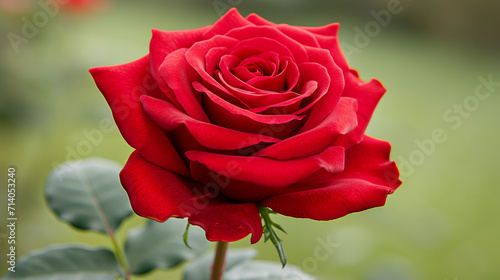 single red rose