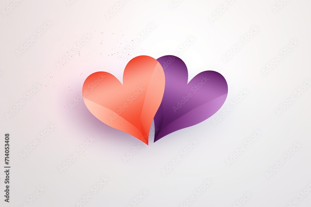Happy valentines day background with love hearts decor. Joyful valentines day wishes card with papercut clouds design. Valentine's day card with hearts. Happy valentines day background with love hearts decor. Joyful valentines day wishes card with papercut clouds design. Valentine's day card with hearts.