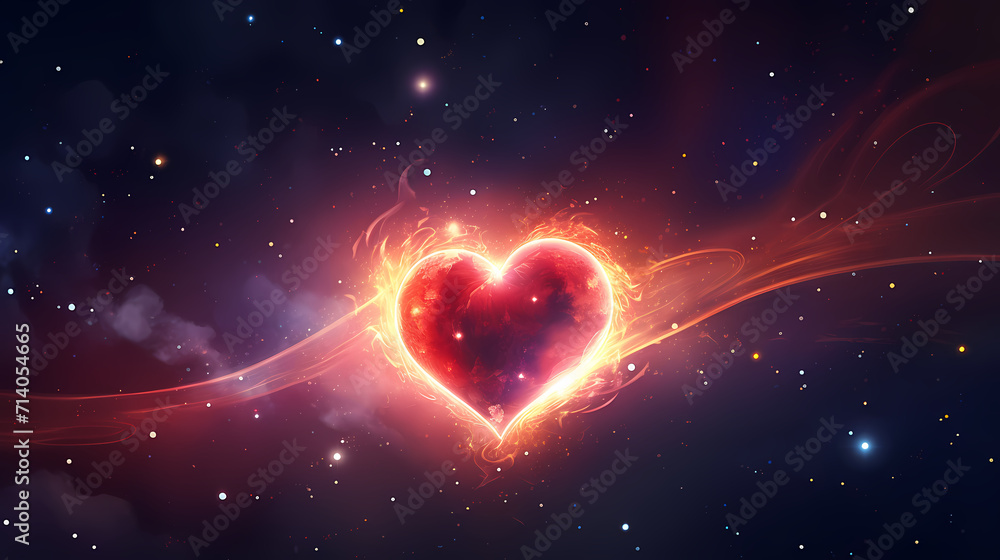 Valentine's Day, love and romance background, background with heart shapes Valentine's Day, love and romance background, background with heart shapes