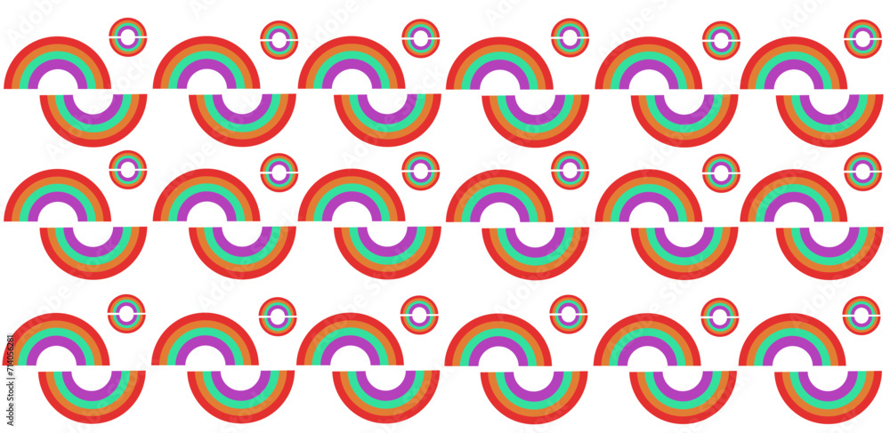 Vector abstract background with rainbow pattern Vector abstract background with rainbow pattern