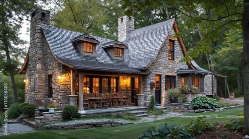 Classic Stone Cottage Interior Concept