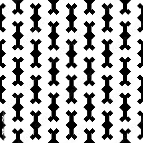 Seamless pattern. Figures ornament. Ethnic wallpaper. Mosaics background. Geometric motif. Folk image. Simple shapes backdrop. Digital paper, web design, textile print, abstract illustration. Vector.